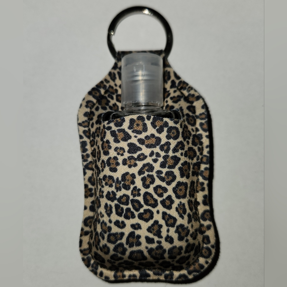 Key chain and hand sanitizer bottle